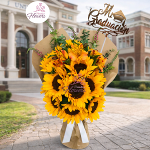 Arreglo de Graduación Girasoles